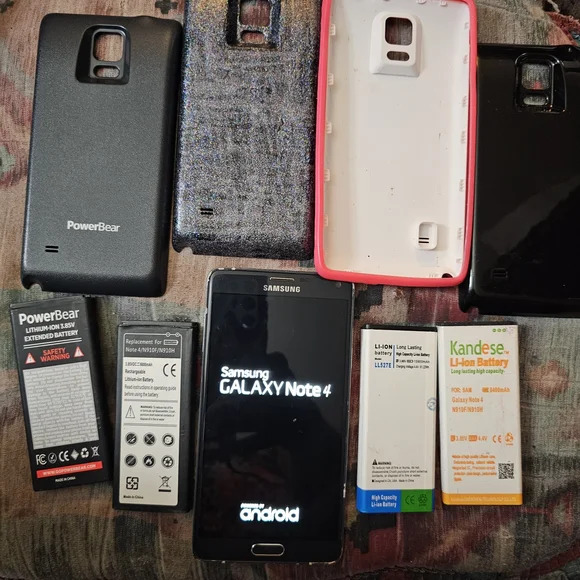 Samsung Smartphone with Black Display